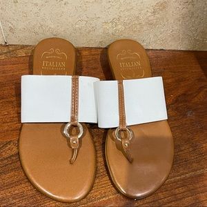 Brand new flat  sandals made in Italy